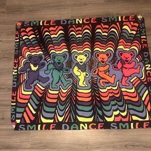 Grateful Dead dancing bear tapestry